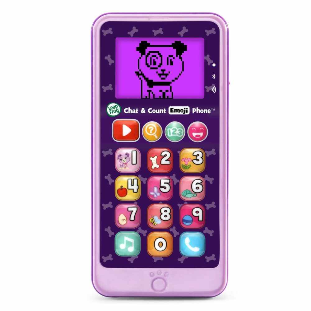 LeapFrog Chat and Count Emoji Phone Purple