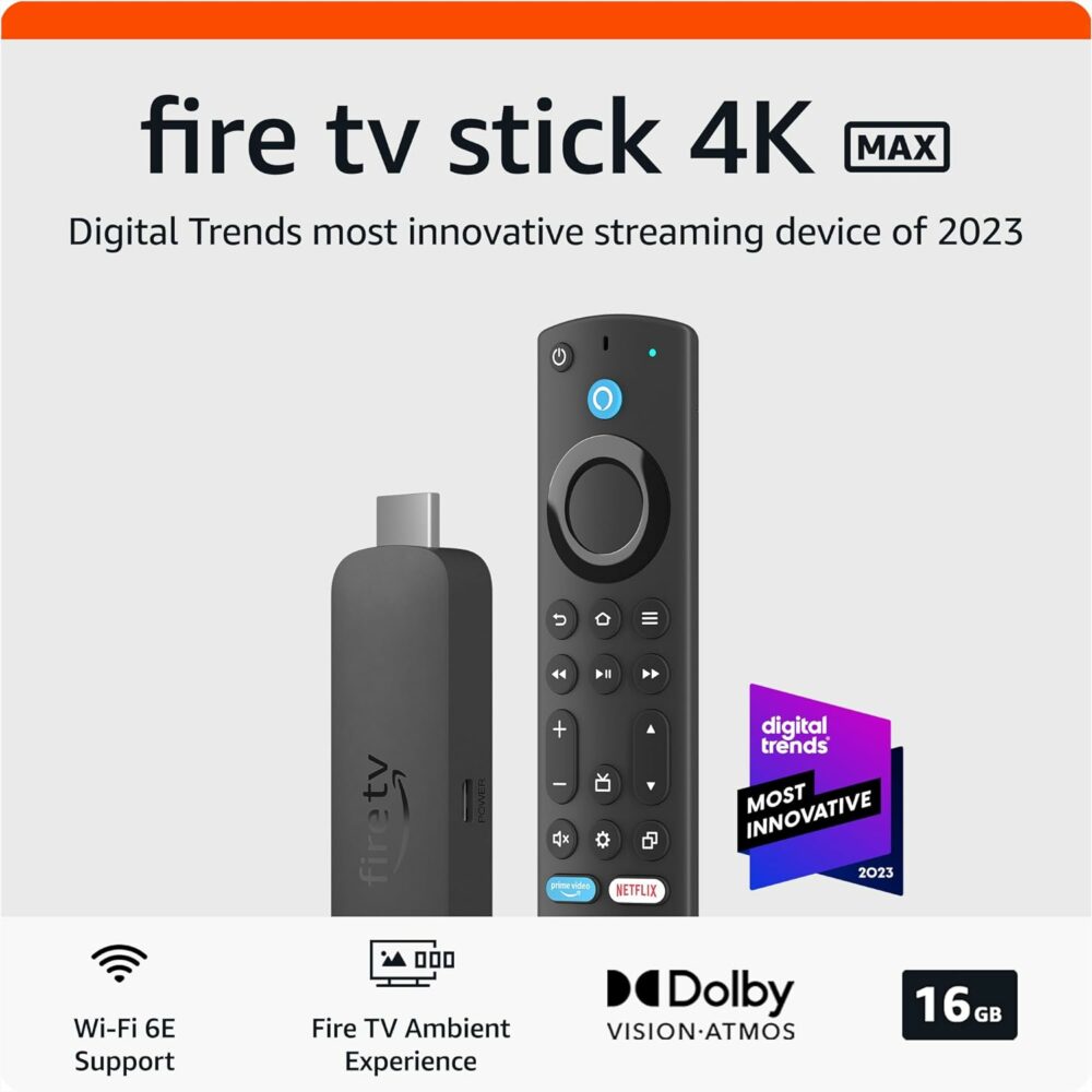 Fire TV Stick 4K Max with Alexa