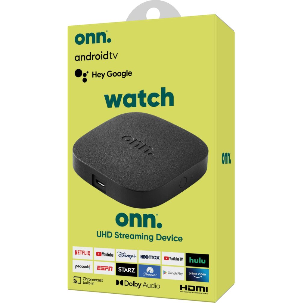 ONN GOOGLE TV 4K STREAMING BOX