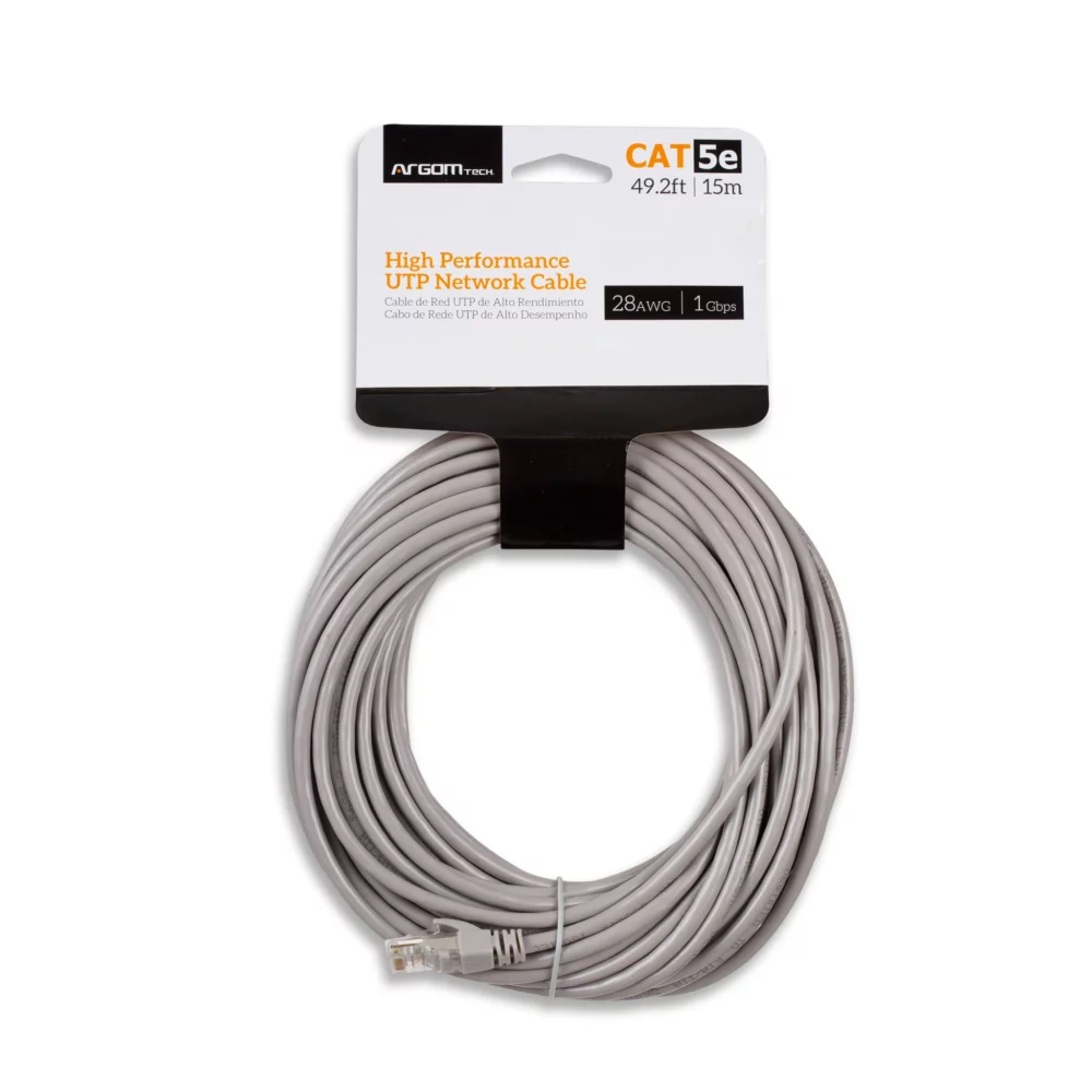 NETWORK UTP CAT5E CABLE - 49.2FT/15M