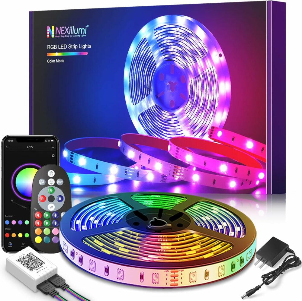 Nexillumi LED Strip Lights 100FT