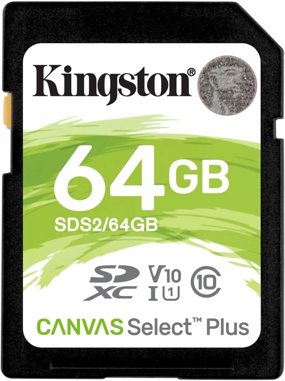 Kingston 64GB MicroSDHC Canvas Select Plus